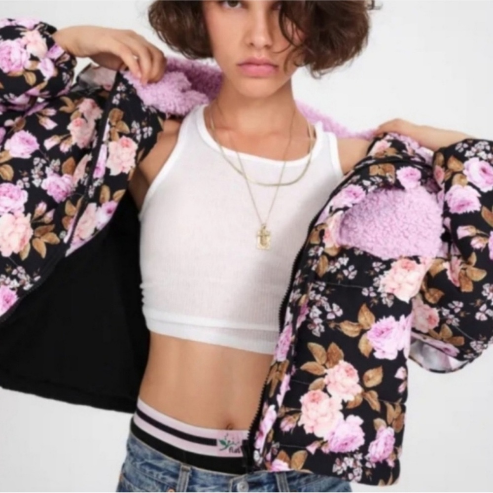 NWT For Love and Lemons Puffer Jacket